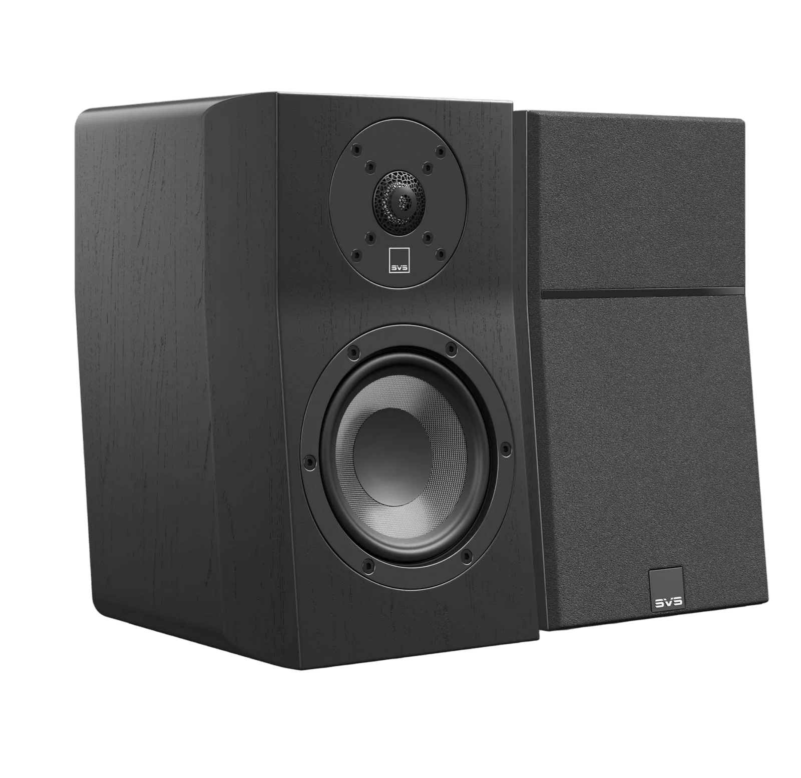 SVS Ultra Evolution Nano Bookshelf Speakers  in Black Oak, pair