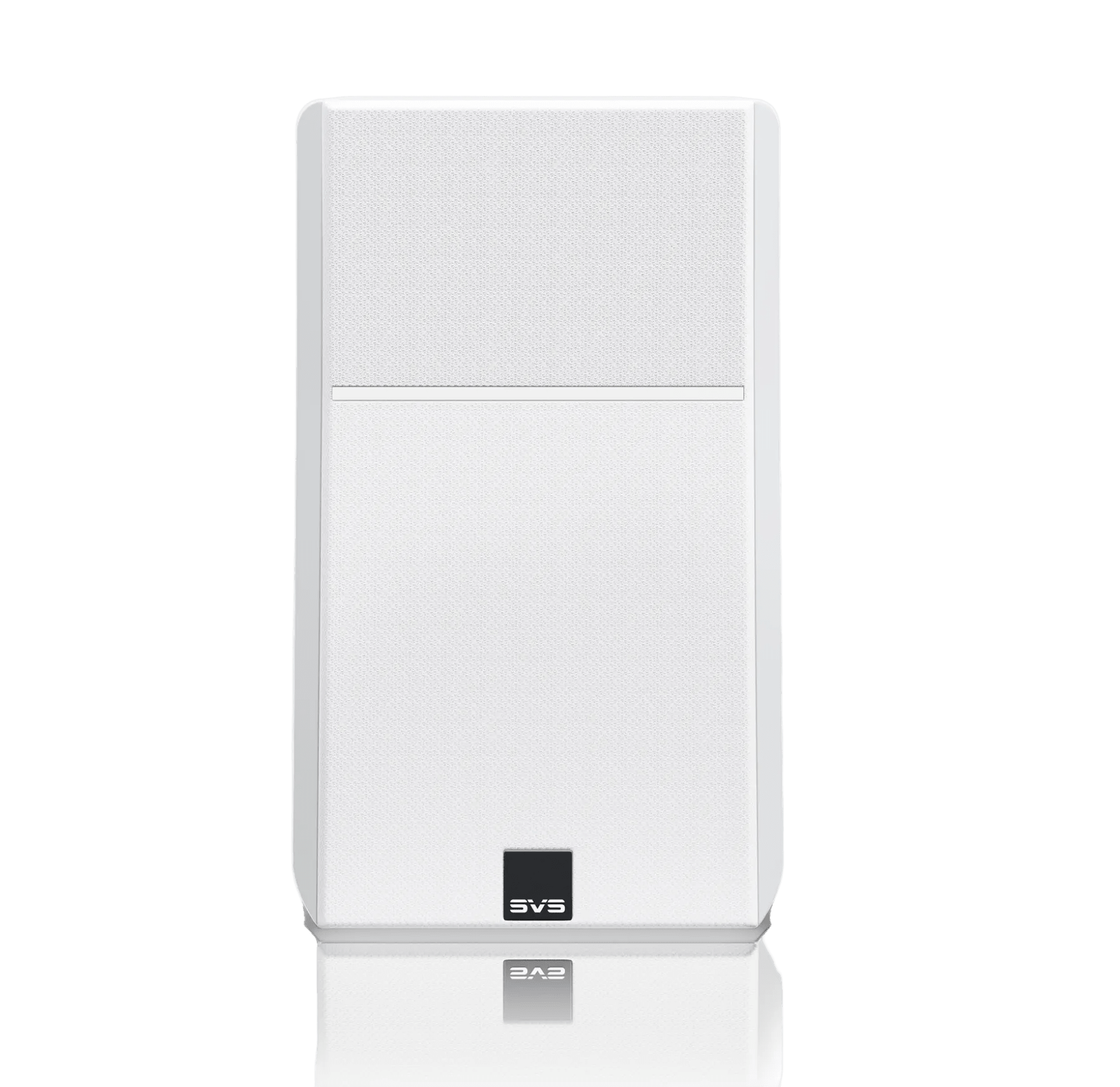 SVS Ultra Evolution Nano Bookshelf Speaker in Piano White Gloss, with Grille