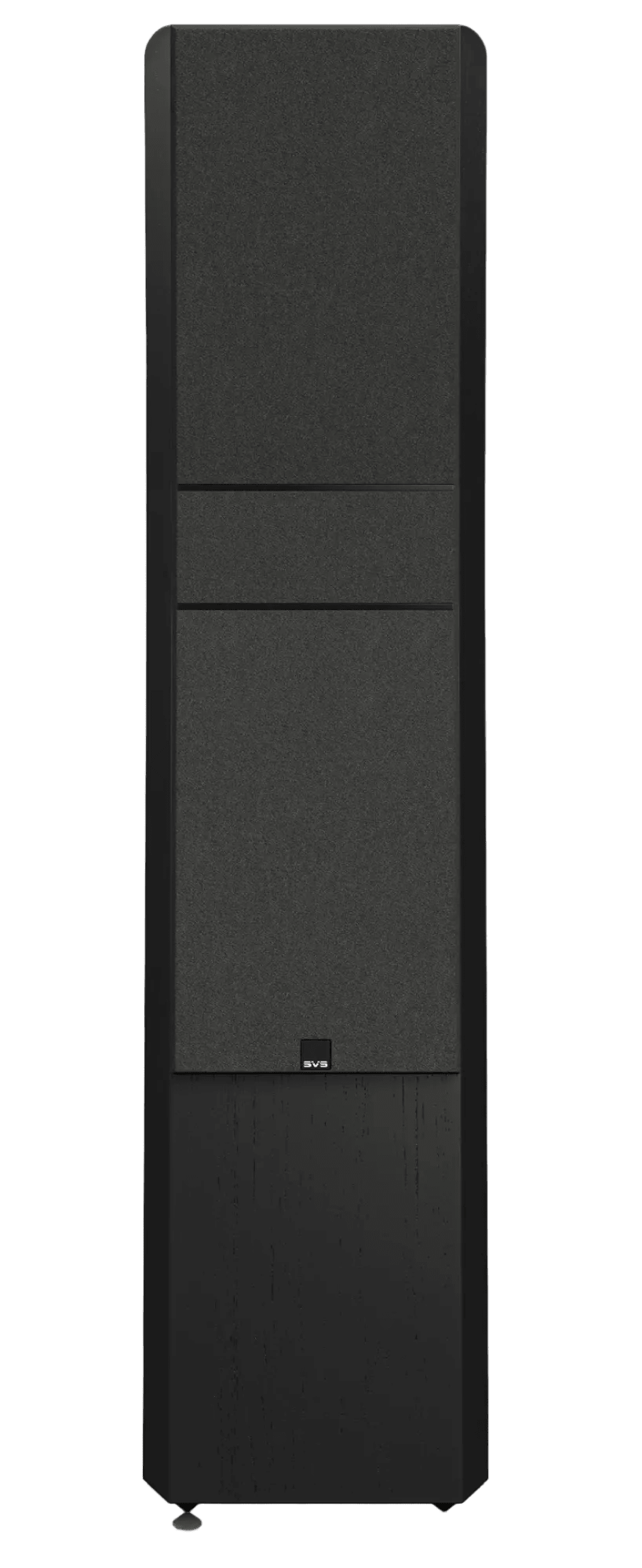 SVS Ultra Evolution Pinnacle Floorstanding Speaker, in Black Oak, individual with Grille