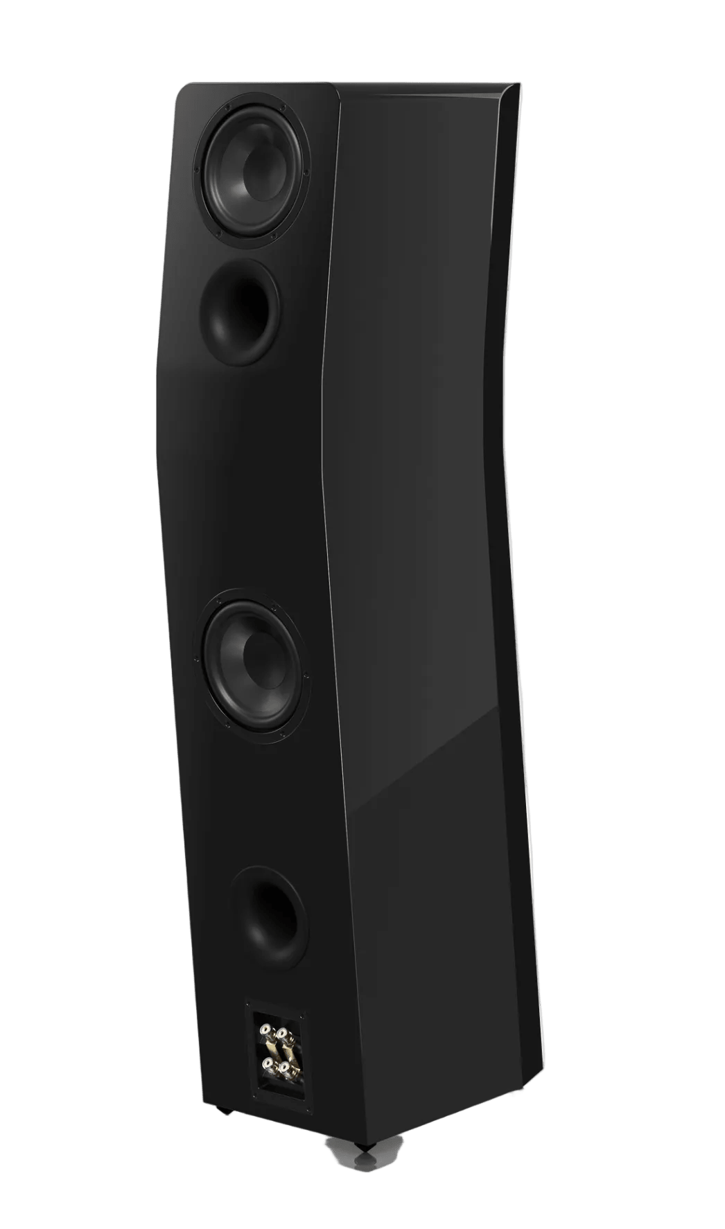 SVS Ultra Evolution Titan Floorstanding Speaker in Piano Black, rear