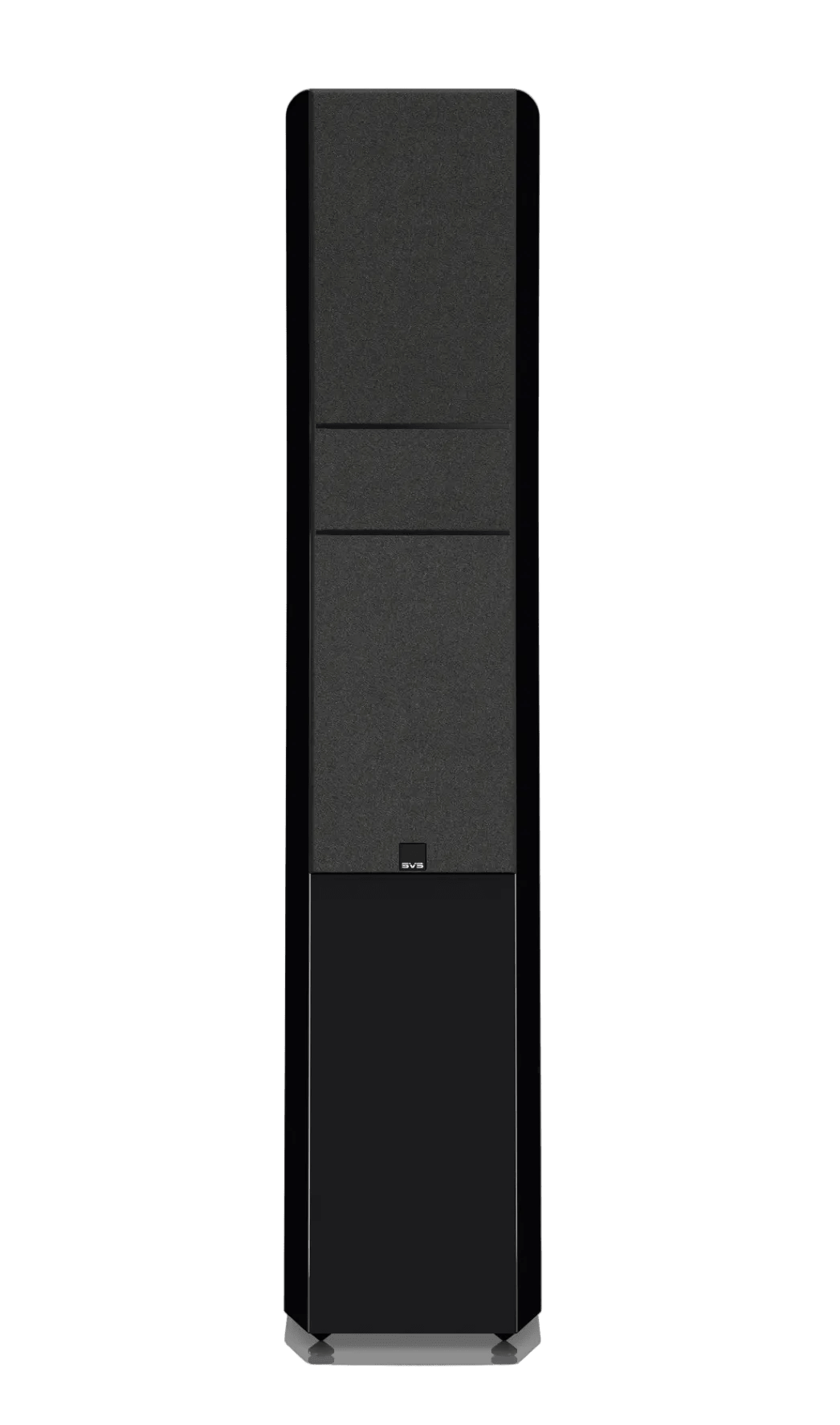 SVS Ultra Evolution Titan Floorstanding Speaker in Piano Black Oak, with grille