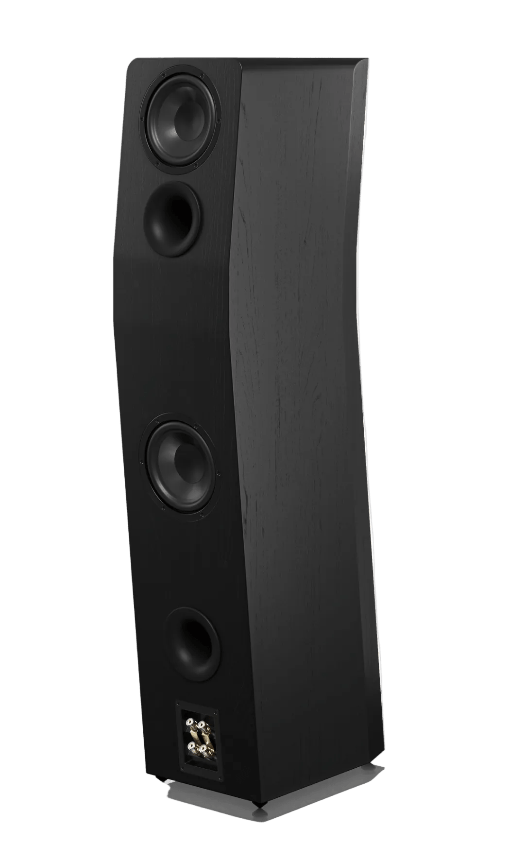 SVS Ultra Evolution Titan Floorstanding Speaker in Black Oak, rear
