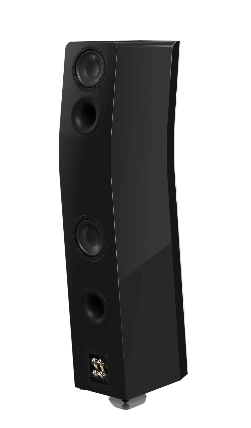 SVS Ultra Evolution Tower Floorstanding Speaker in Piano Black Gloss, rear