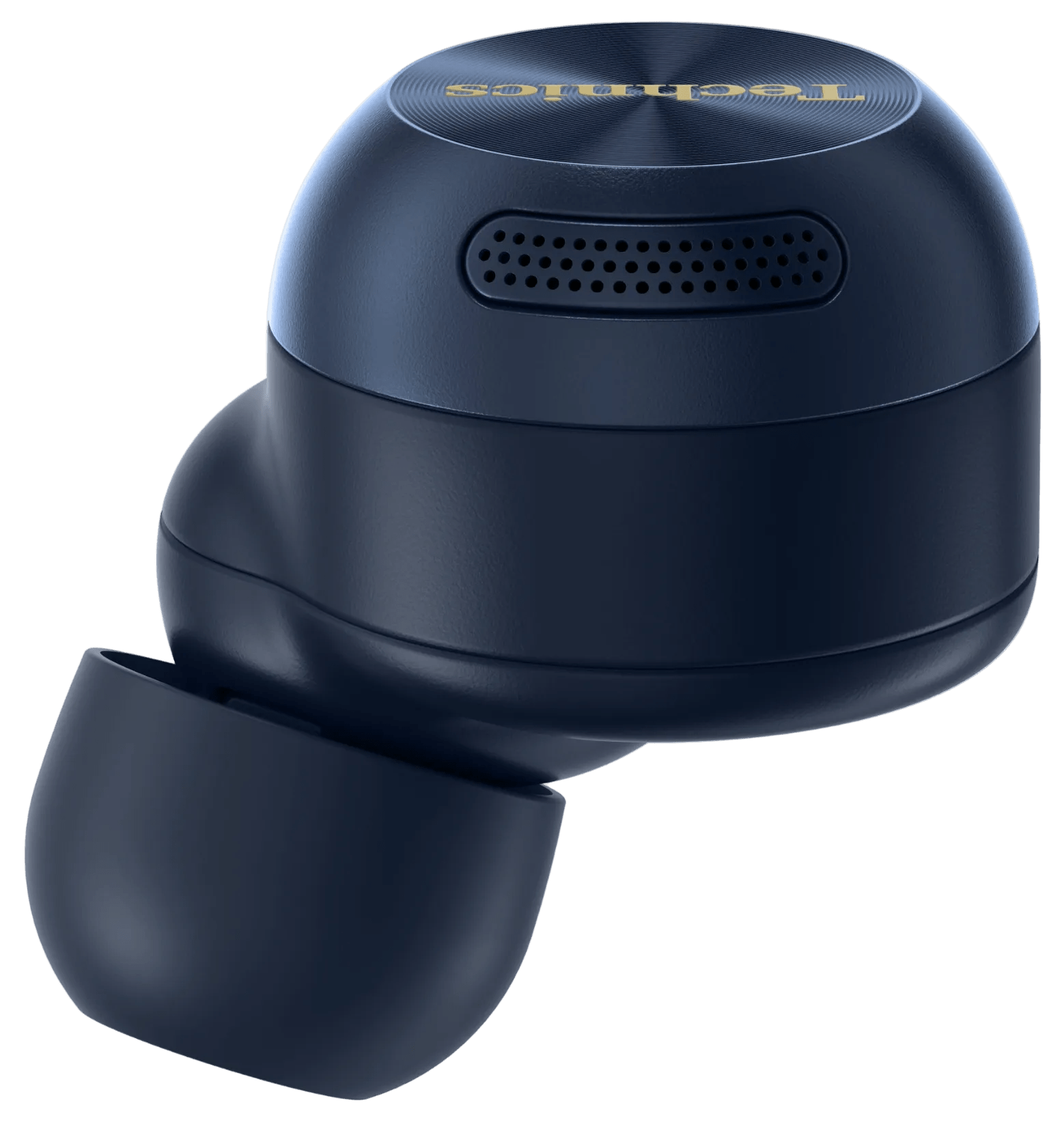 Technics EAH-AZ100 True Wireless Earbuds with Magnetic Fluid Driver in Midnight Blue, individual ear bud