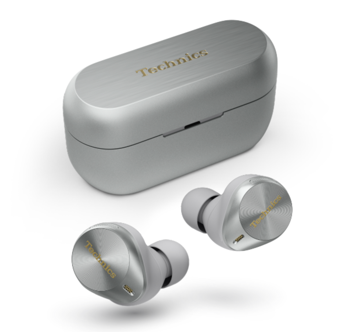 Technics EAH-AZ80 Noise Cancelling Earbuds in SIlver
