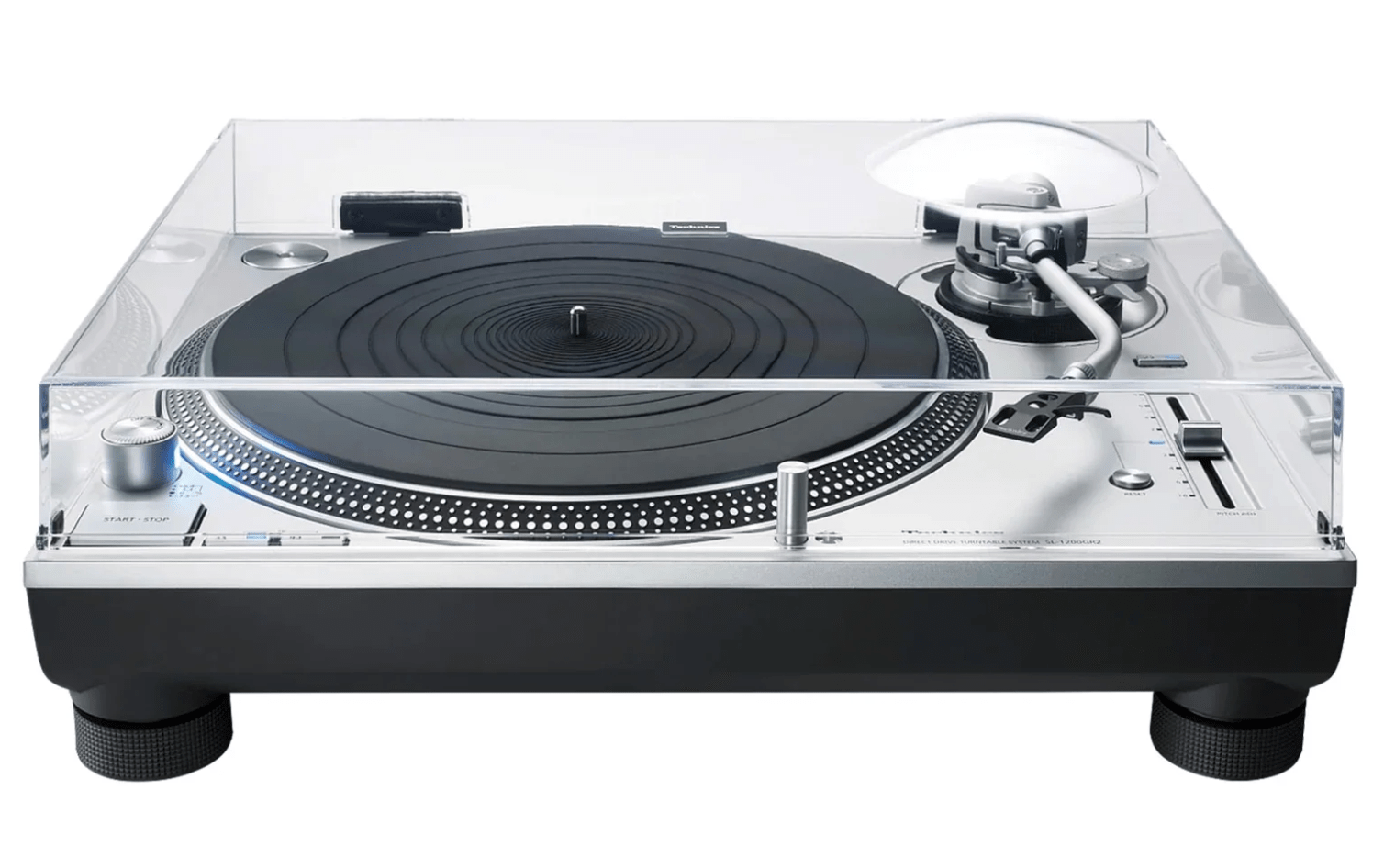 Technics SL-1200GR2BS Grand Class GR Turntable Silver.  With cover image