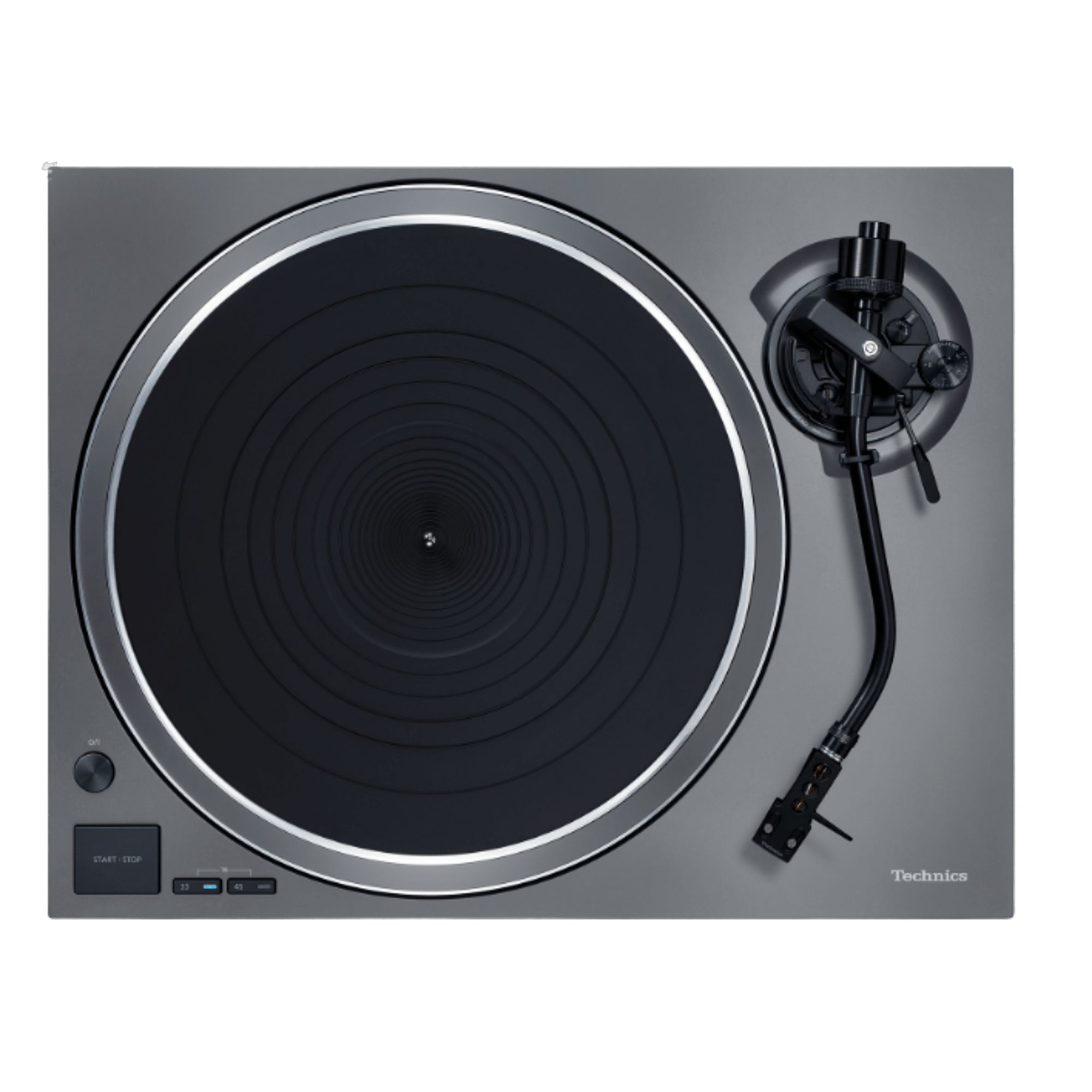 Technics SL-1500CS Delta Sigma Premium Class Direct Drive Turntable, overhead view