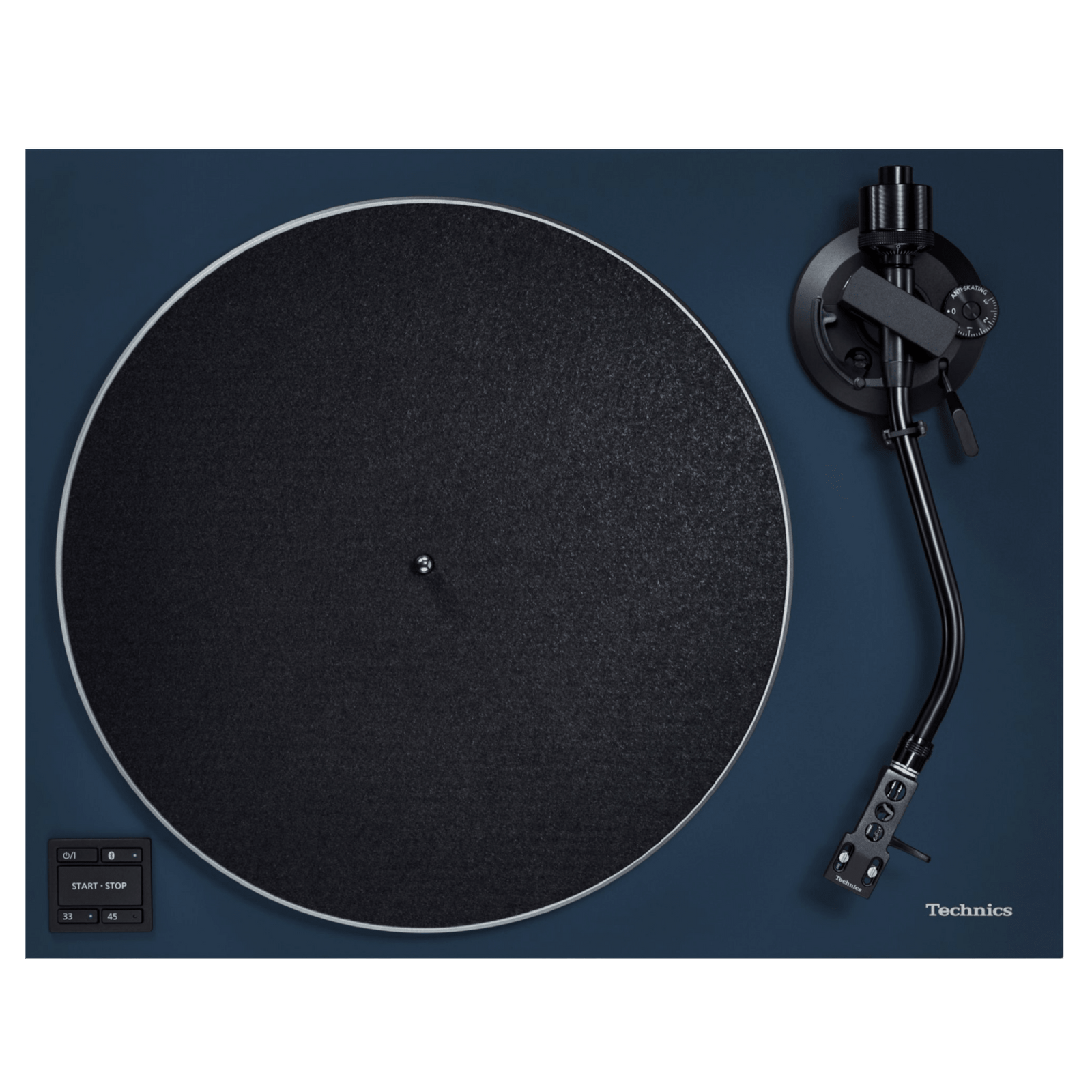 Technics SL-40CBT Direct Drive Bluetooth Turntable in Blue, overhead