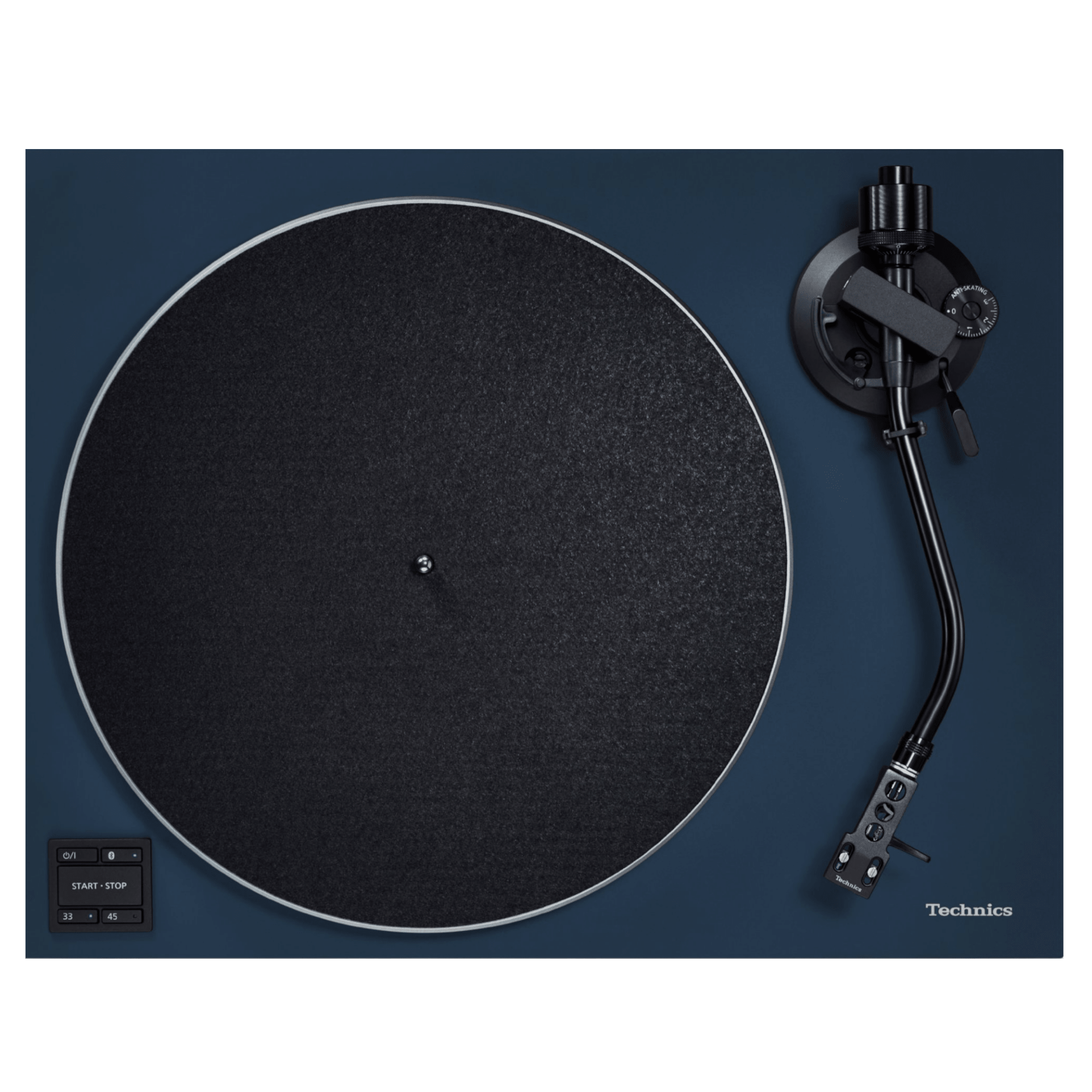 Technics SL-40CBT Direct Drive Bluetooth Turntable in Blue, overhead