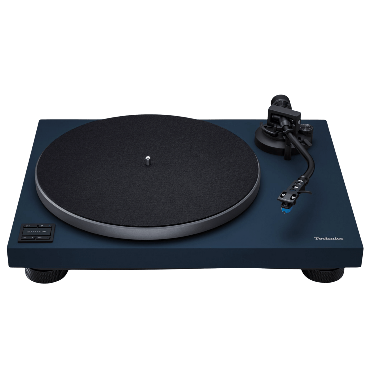 Technics SL-40CBT Direct Drive Bluetooth Turntable in Blue, front without dustcover