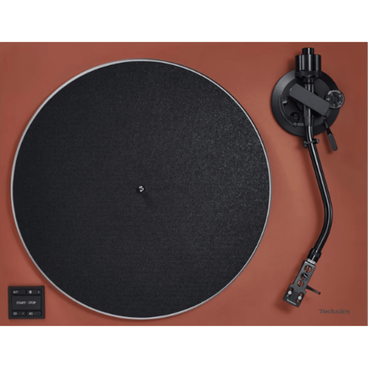 Technics SL-40CBT Direct Drive Bluetooth Turntable in Terracotta, overhead