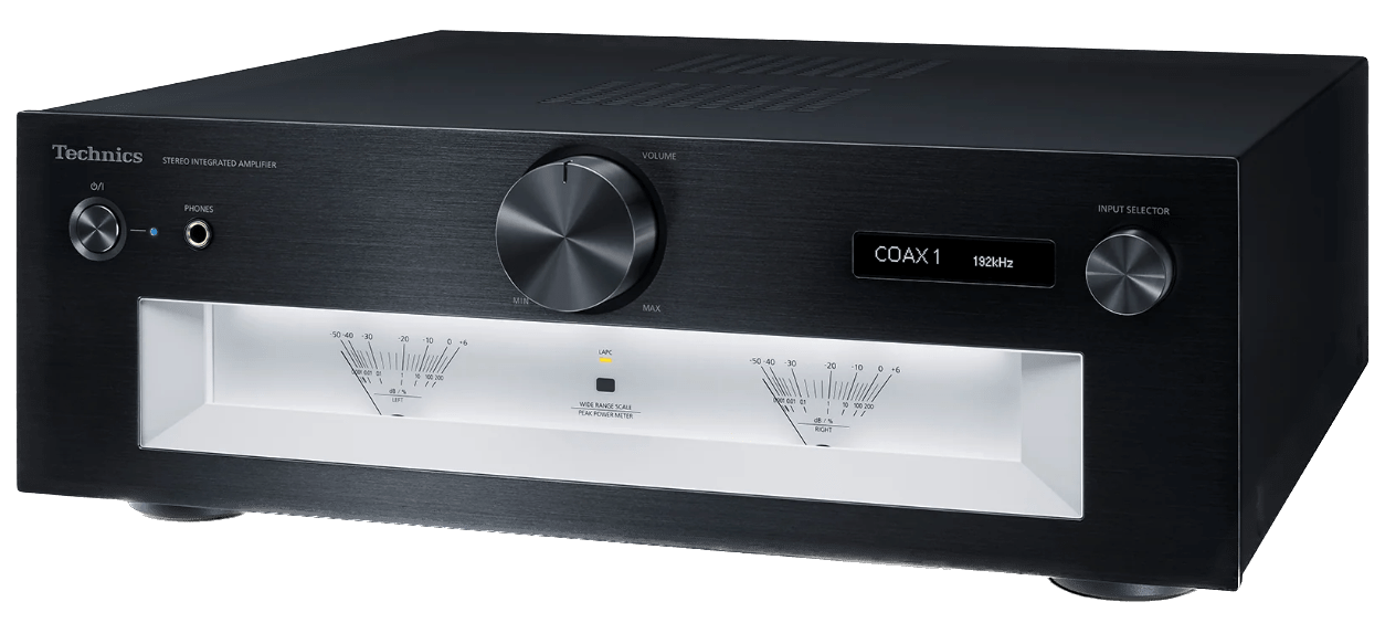 Technics SU-G700M2 Stereo Integrated Amplifier, black angled