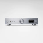 Technics SU-GX70EB Grand Class 2 Channel (Stereo) Network Amplifier.  Silver front image