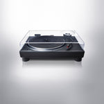 Technics Turntables Technics SL-1500CEB-S Premium Class Direct Drive Turntable Black with cover view
