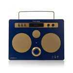 Tivoli Audio Music Songbook MAX in blue and gold, front of unit