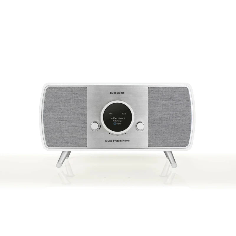 The Tivoli Audio Music System Home (Gen. 2) is the pinnacle of audio innovation.  White front image