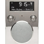 The Tivoli Audio PAL+ BT delivers outstanding sound on the go. Chrome front Image 