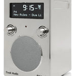 The Tivoli Audio PAL+ BT delivers outstanding sound on the go. Chrome side Image 