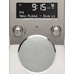 The Tivoli Audio PAL+ BT delivers outstanding sound on the go. Chrome front Image 