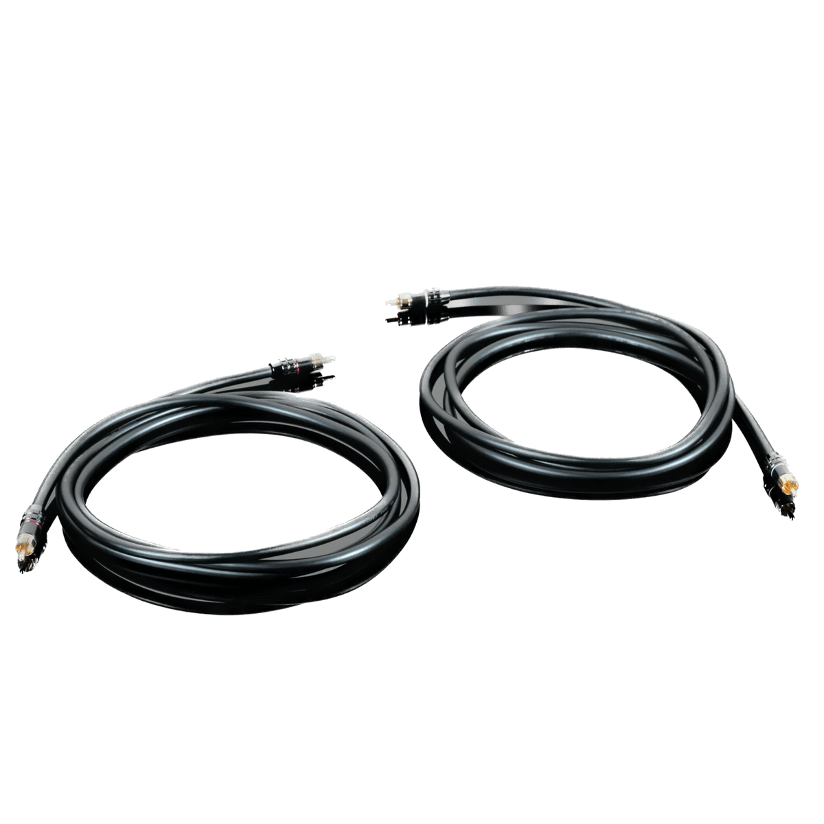 Transparent Hardwired RCA Interconnect | Vinyl Revival