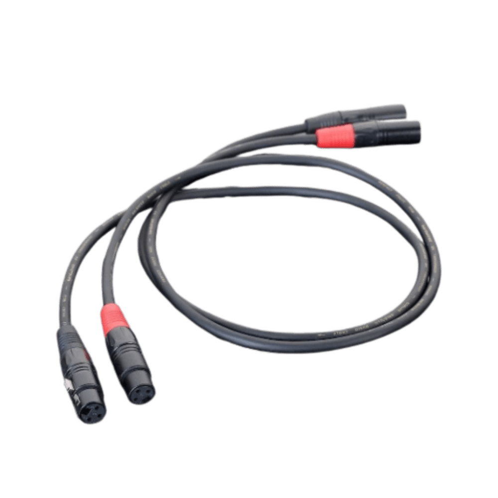 Transparent Hardwired XLR Interconnect Cable