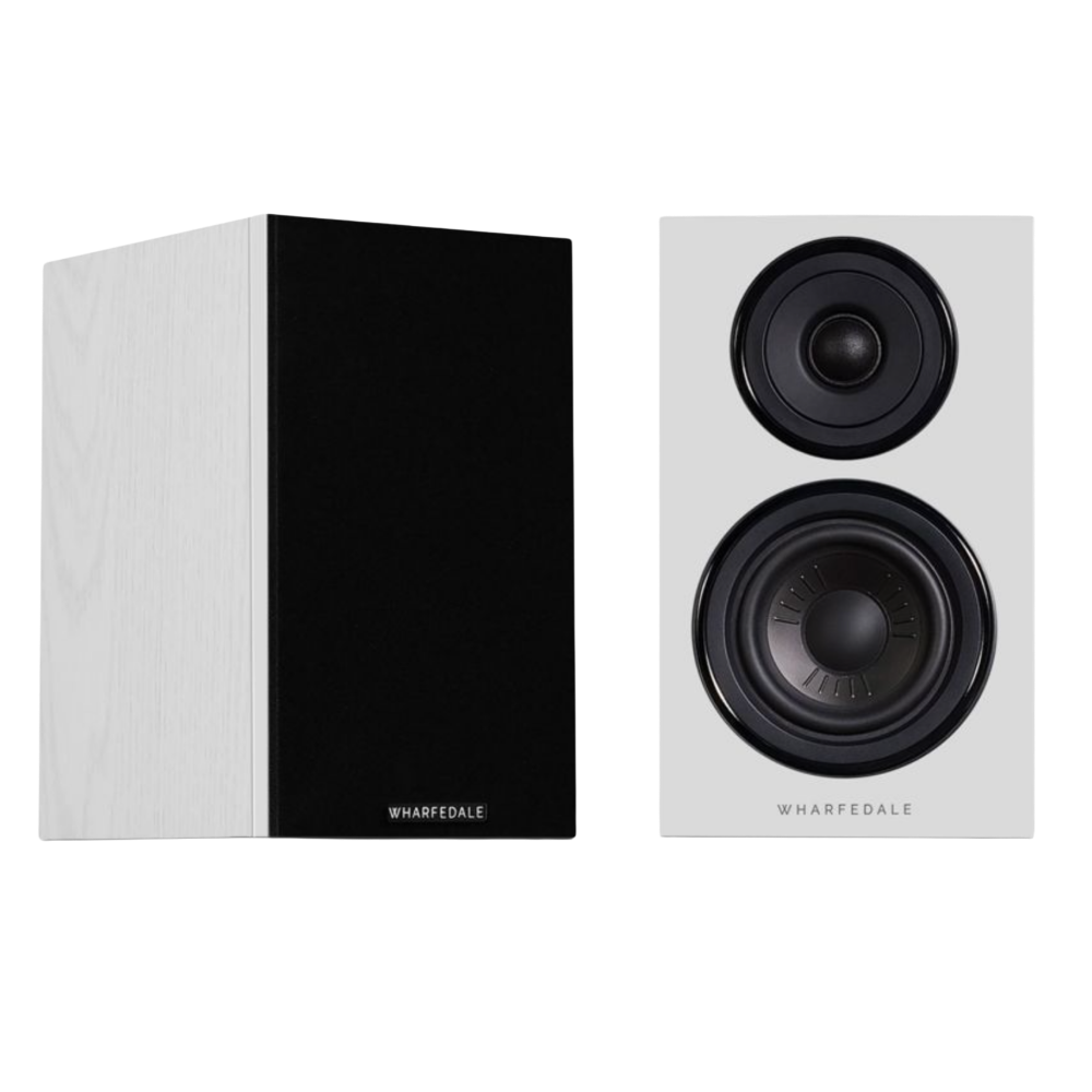  Wharfedale Diamond 12.2 Bookshelf Speakers in White Oak, pair