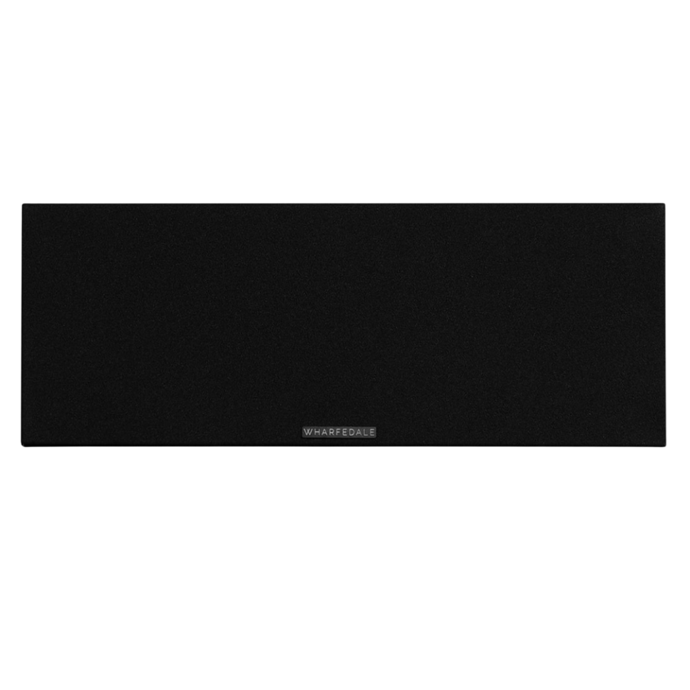 Wharfedale Diamond 12.C Centre Speaker in Black, front with grill