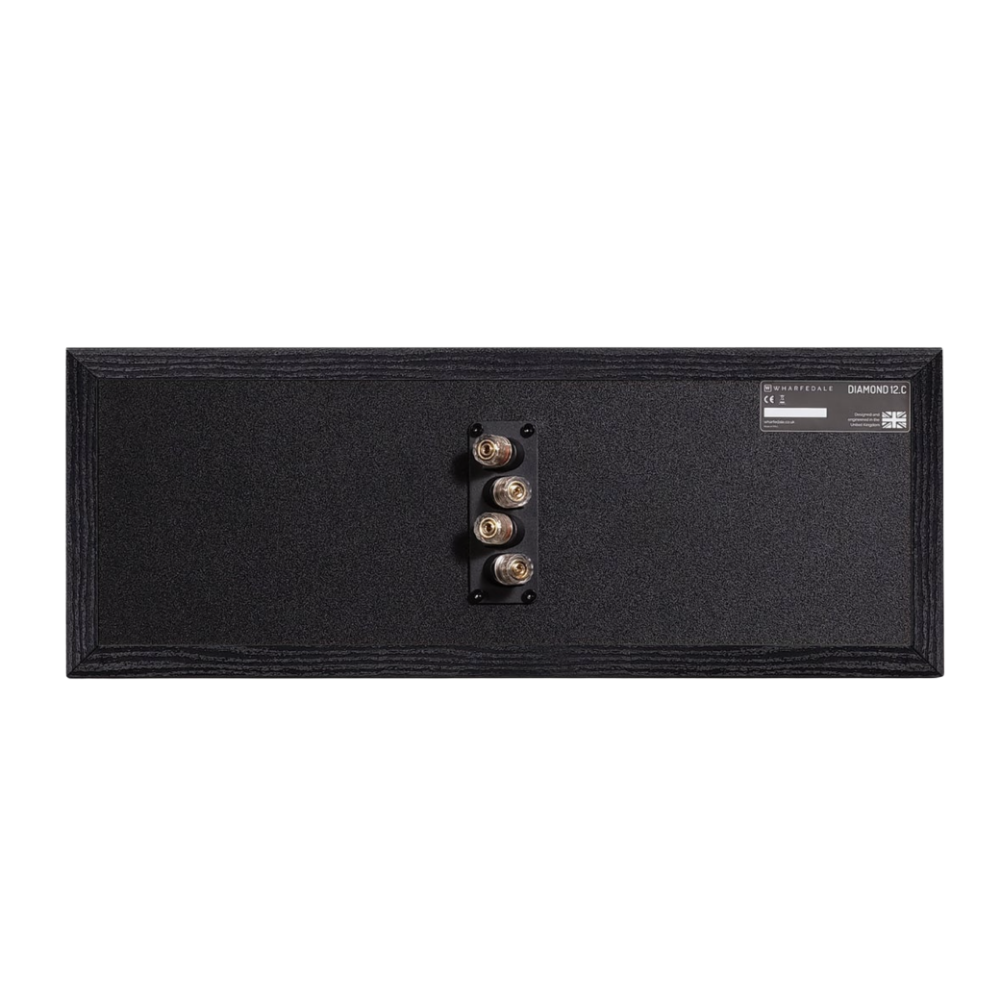 Wharfedale Diamond 12.C Centre Speaker in Black, back of speaker