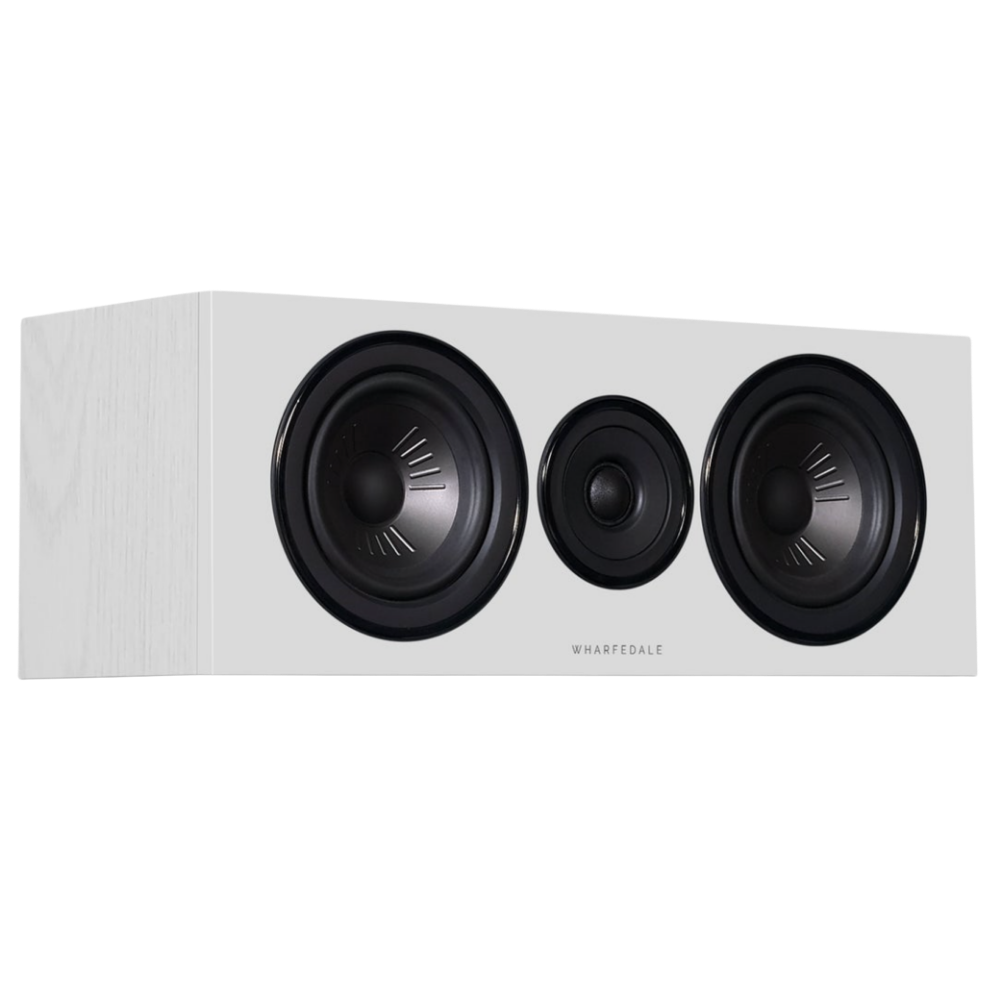 Wharfedale Diamond 12.C Centre Speaker in White, angled image