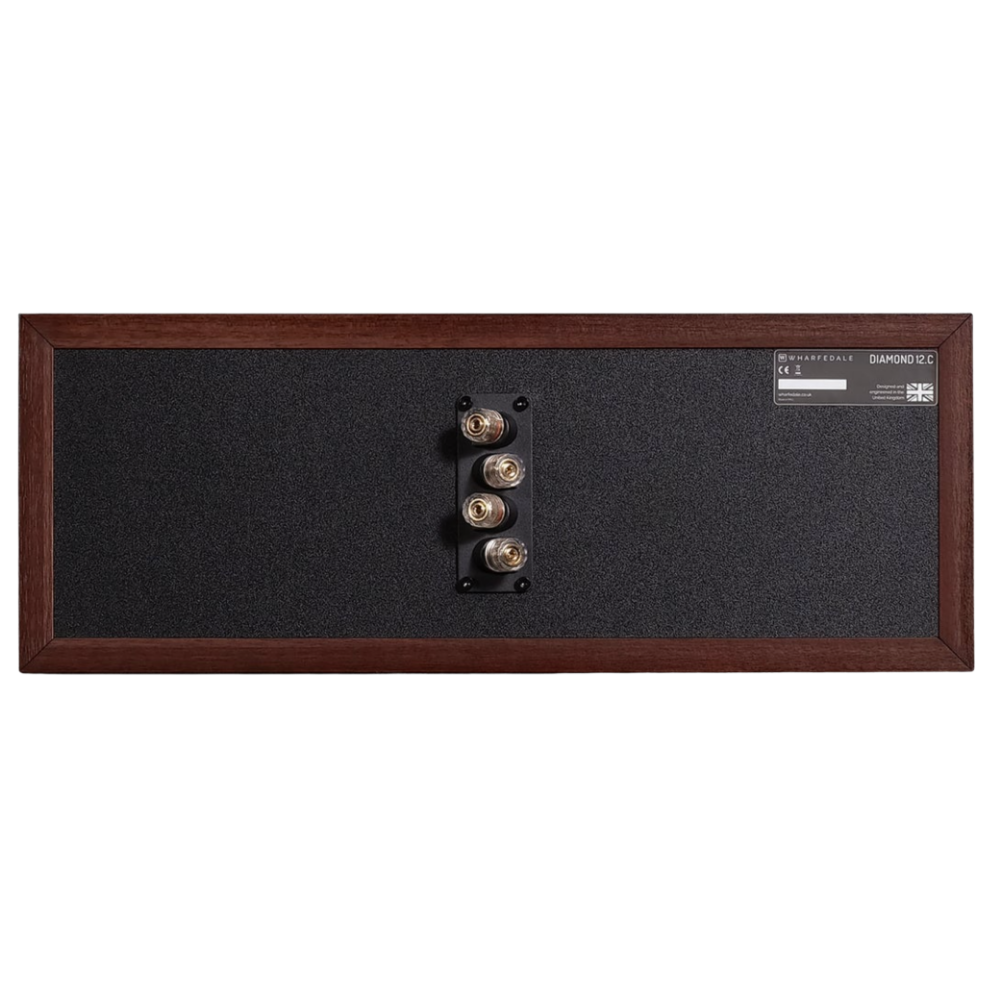 Wharfedale Diamond 12.C Centre Speaker in Walnut, back