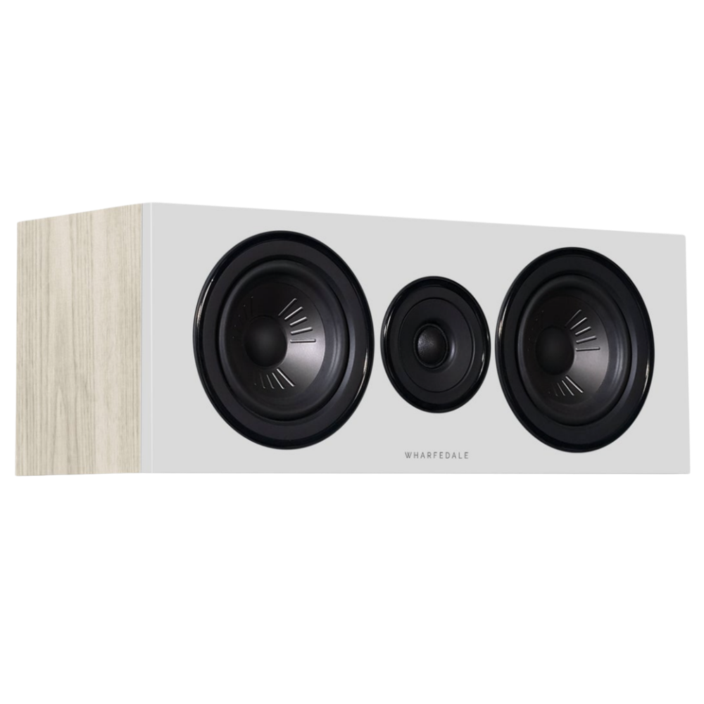 Wharfedale Diamond 12.C Centre Speaker in Light Oak, angled  image