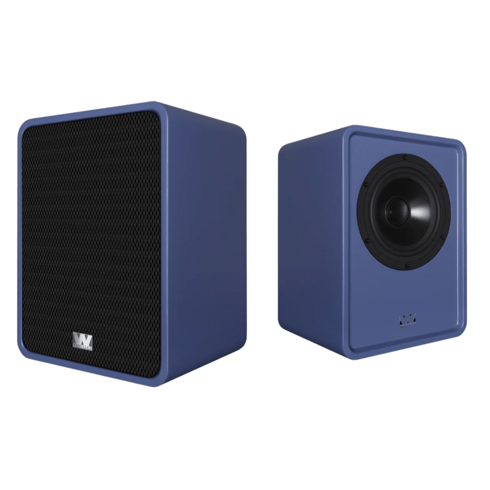 Wharfedale Denton S1 Heritage Loudspeakers in Matte Blue, pair