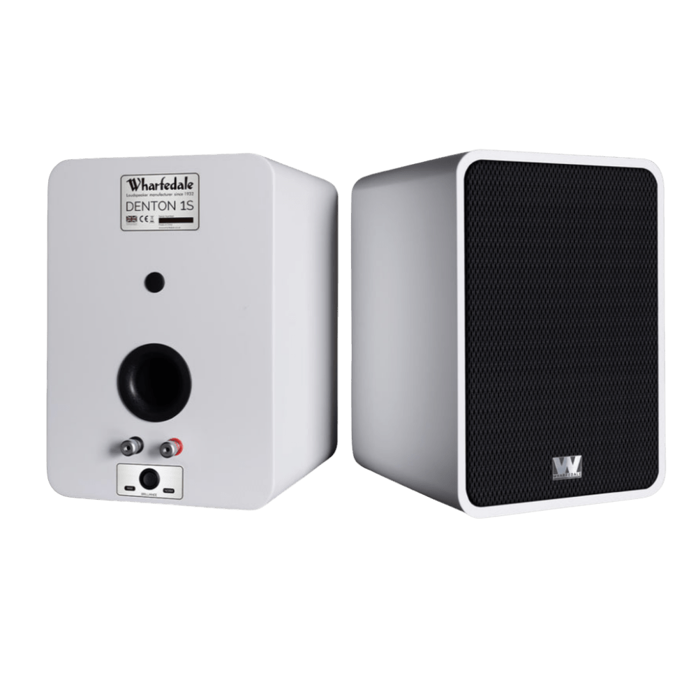 Wharfedale Denton S1 Heritage Loudspeakers in Matte White, pair