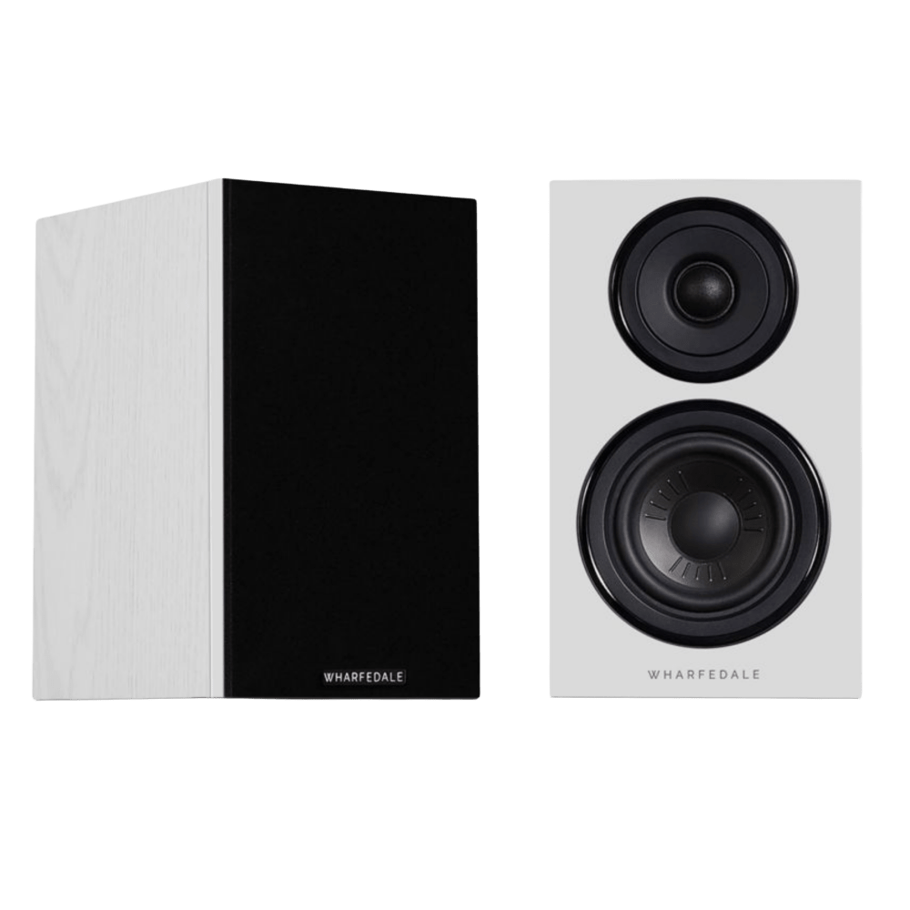  Wharfedale Diamond 12.2 Bookshelf Speakers in White Oak, pair