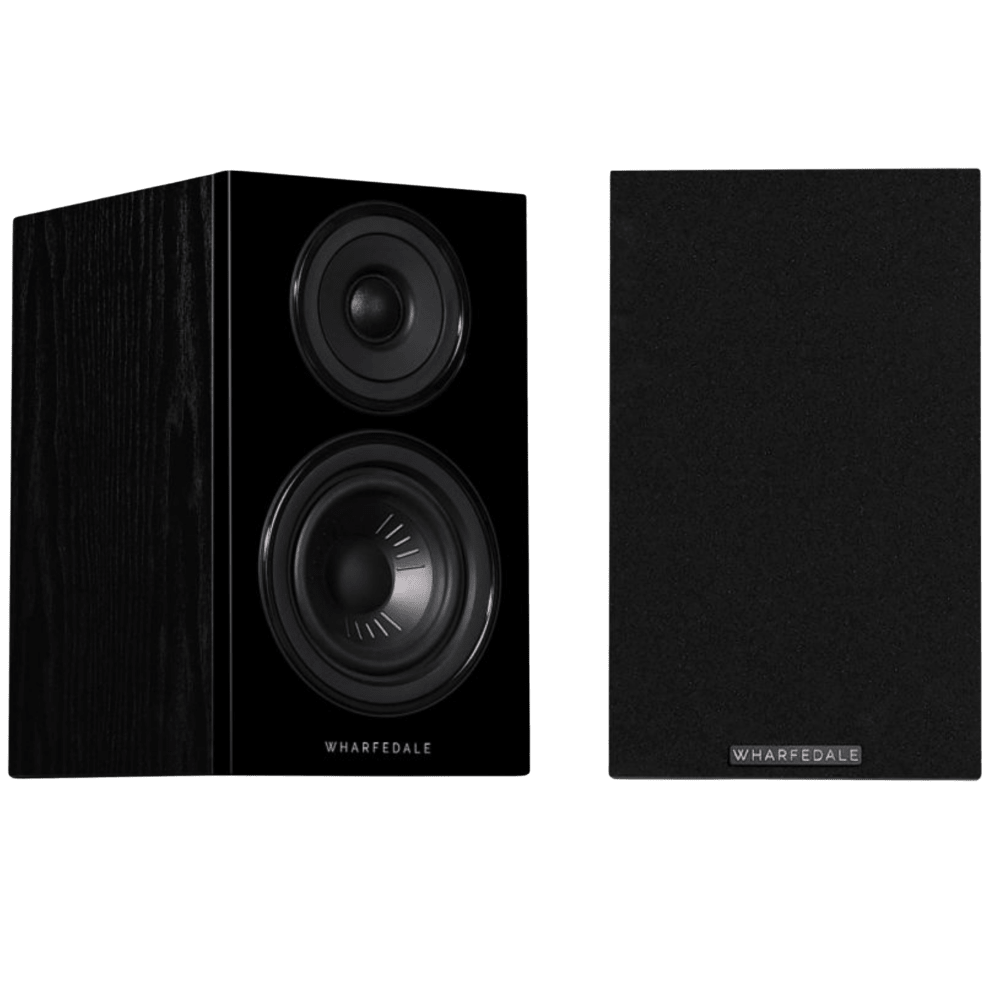  Wharfedale Diamond 12.2 Bookshelf Speakers in Black, pair