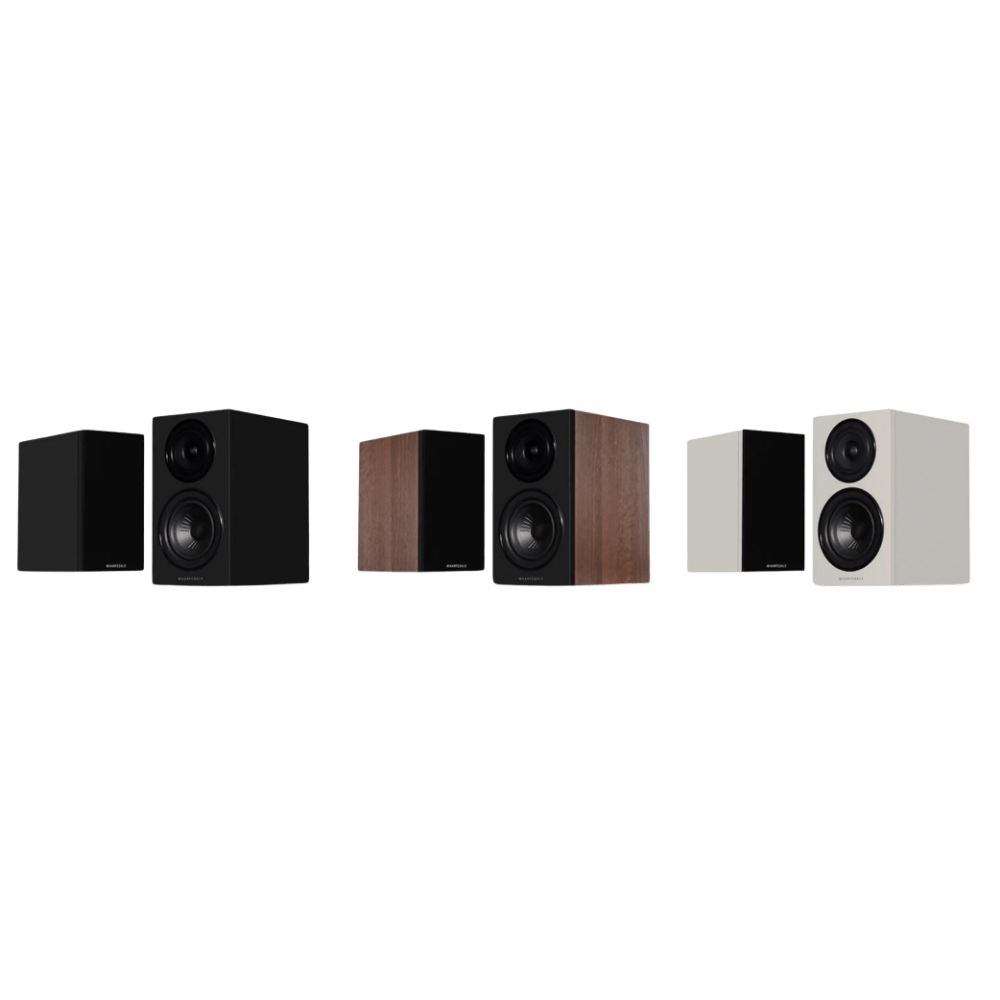 Wharfedale Diamond 12.2i Bookshelf Speakers. Range of finishes. Black , Walnut and Grey