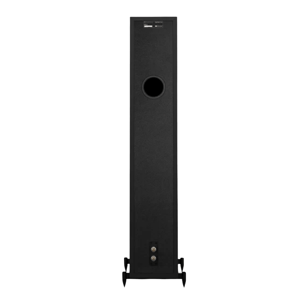 Wharfedale Diamond 12.4i Floorstanding Speakers. Rear of indvidual speaker in Black