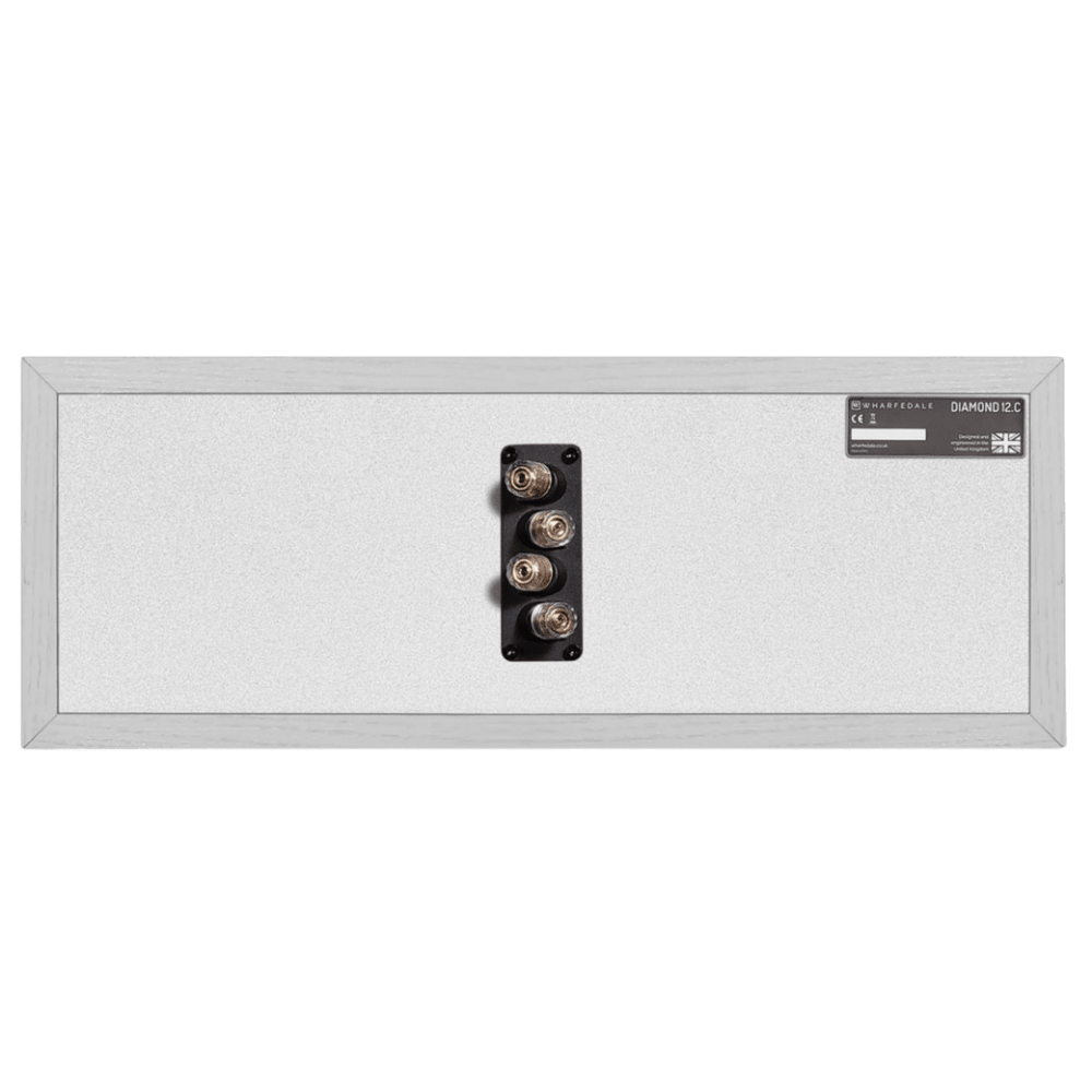 Wharfedale Diamond 12.C Centre Speaker in White, back of speaker