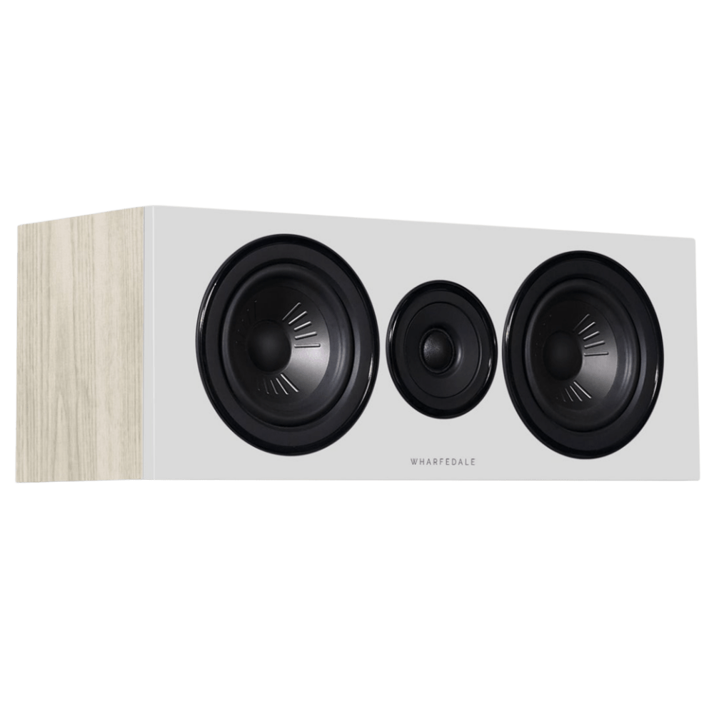 Wharfedale Diamond 12.C Centre Speaker in Light Oak, angled  image