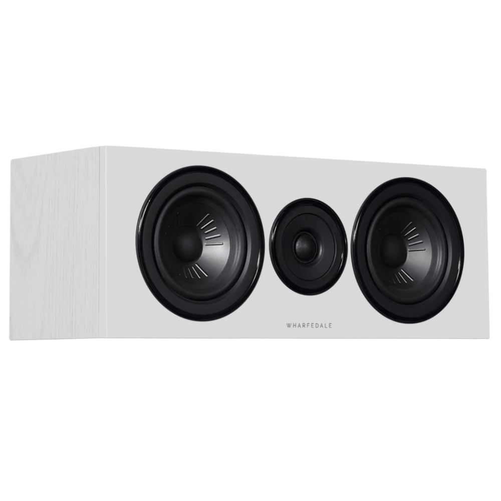 Wharfedale Diamond 12.C Centre Speaker in White, angled image