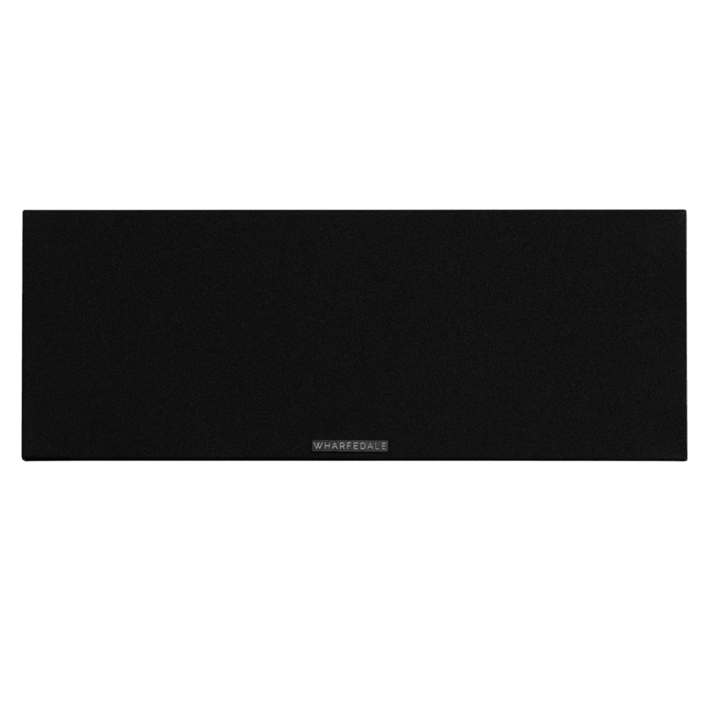 Wharfedale Diamond 12.C Centre Speaker in Black, front with grill