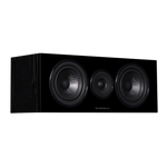 Wharfedale Diamond 12.C Centre Speaker in Black, angled view