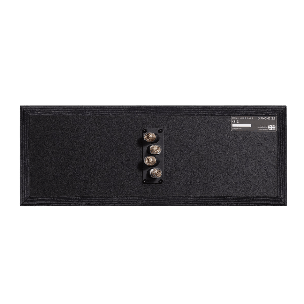 Wharfedale Diamond 12.C Centre Speaker in Black, back of speaker