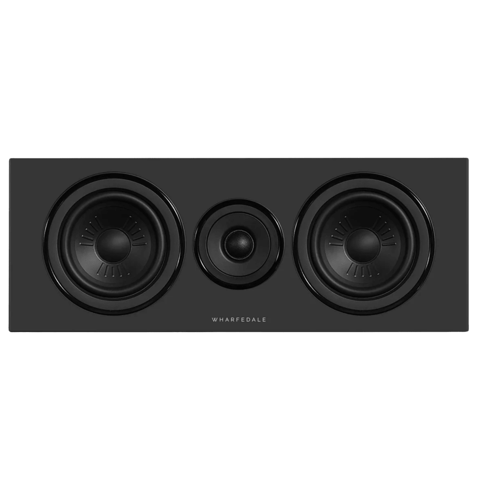 Wharfedale Diamond 12.Ci Centre Speaker in Black, front without grille