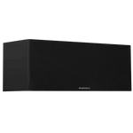Wharfedale Diamond 12.Ci Centre Speaker in Black, angled view with grille