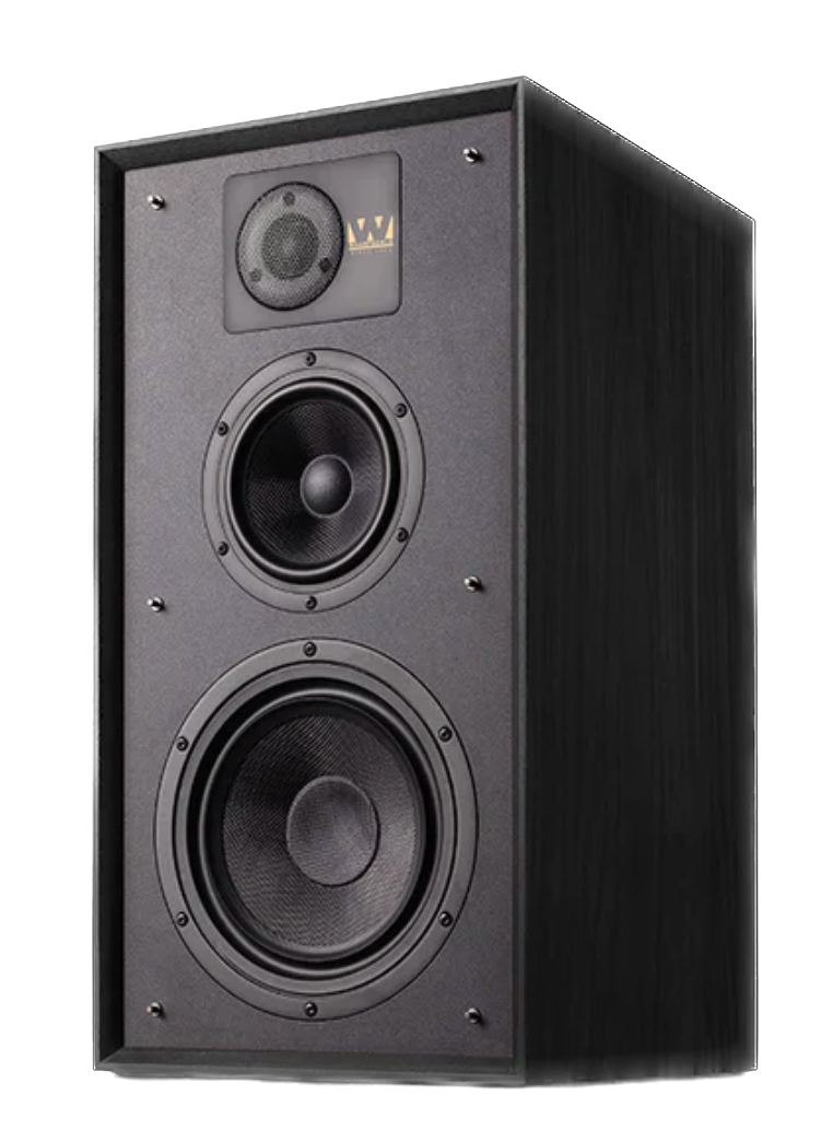 Wharfedale Linton 85th Anniversary Speaker in black, no grille