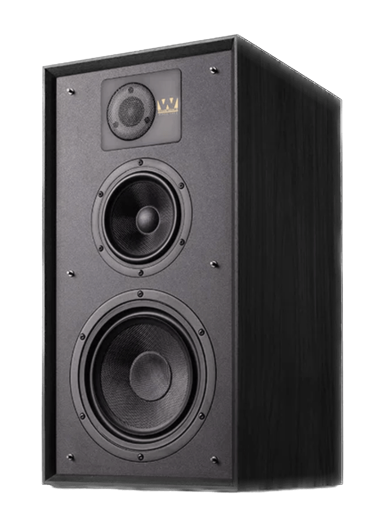 Wharfedale Linton 85th Anniversary Speaker in black, no grille