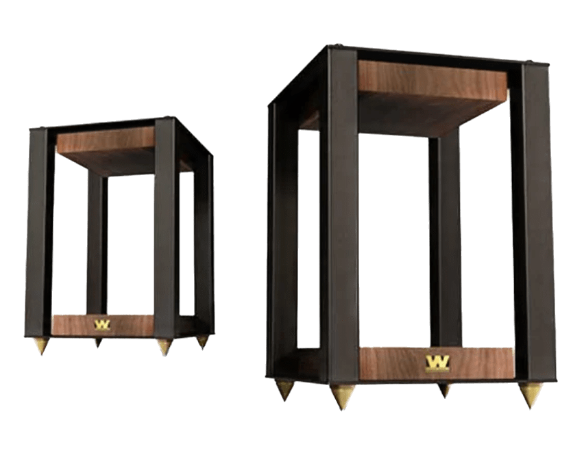 Wharfedale Linton Speaker Stands, Pair in Walnut 