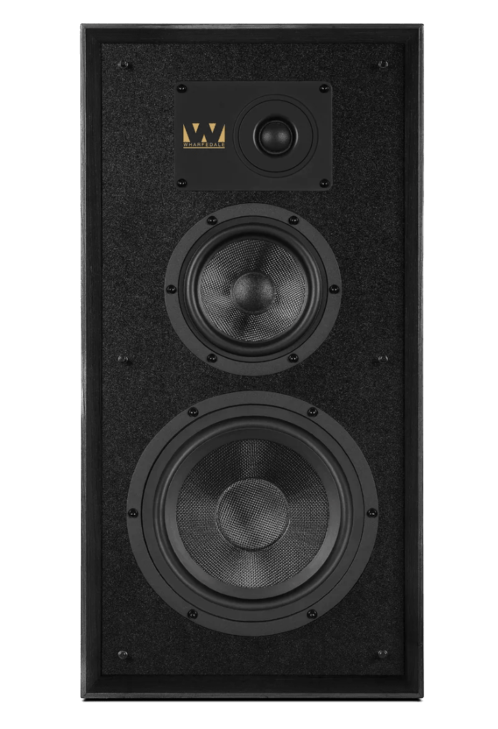 Wharfedale Super Linton Heritage Individual Speaker in Black, front, no grille