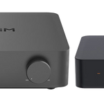 WiiM Vibelink Amp Power Amplifier with PRO Plus Audio Streamer, side by side